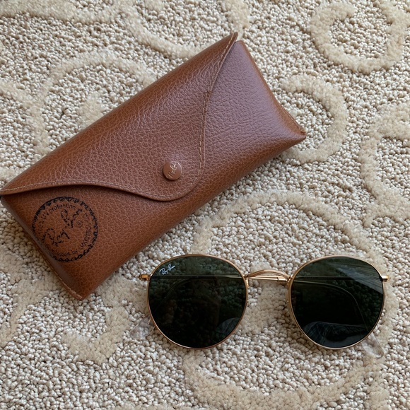 Ray-Ban Accessories - Ray-Ban RB3447 Round Metal Sunglasses